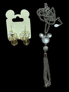 Disney Bundle Of Necklace & Earrings